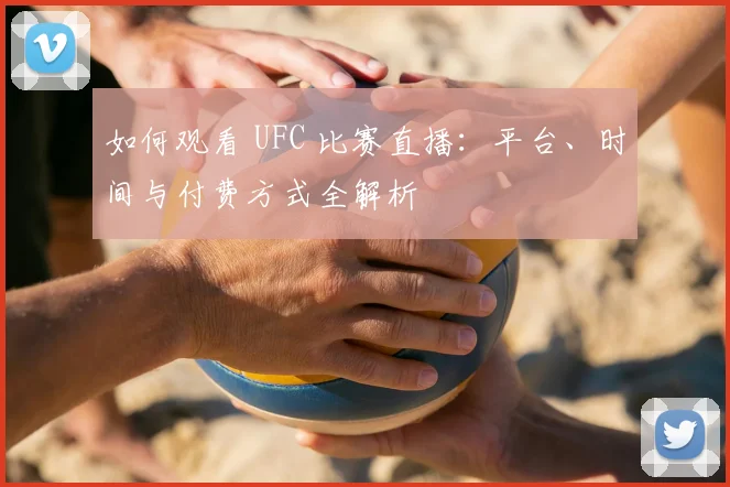 如何观看 UFC 比赛直播:平台、时间与付费方式全解析