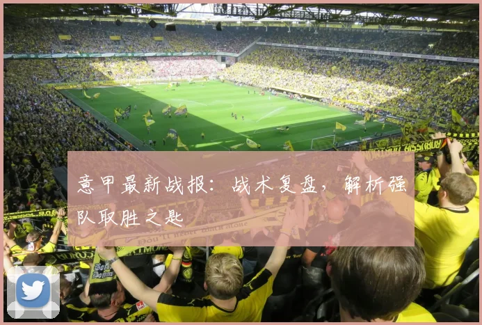 意甲最新战报：战术复盘，解析强队取胜之匙